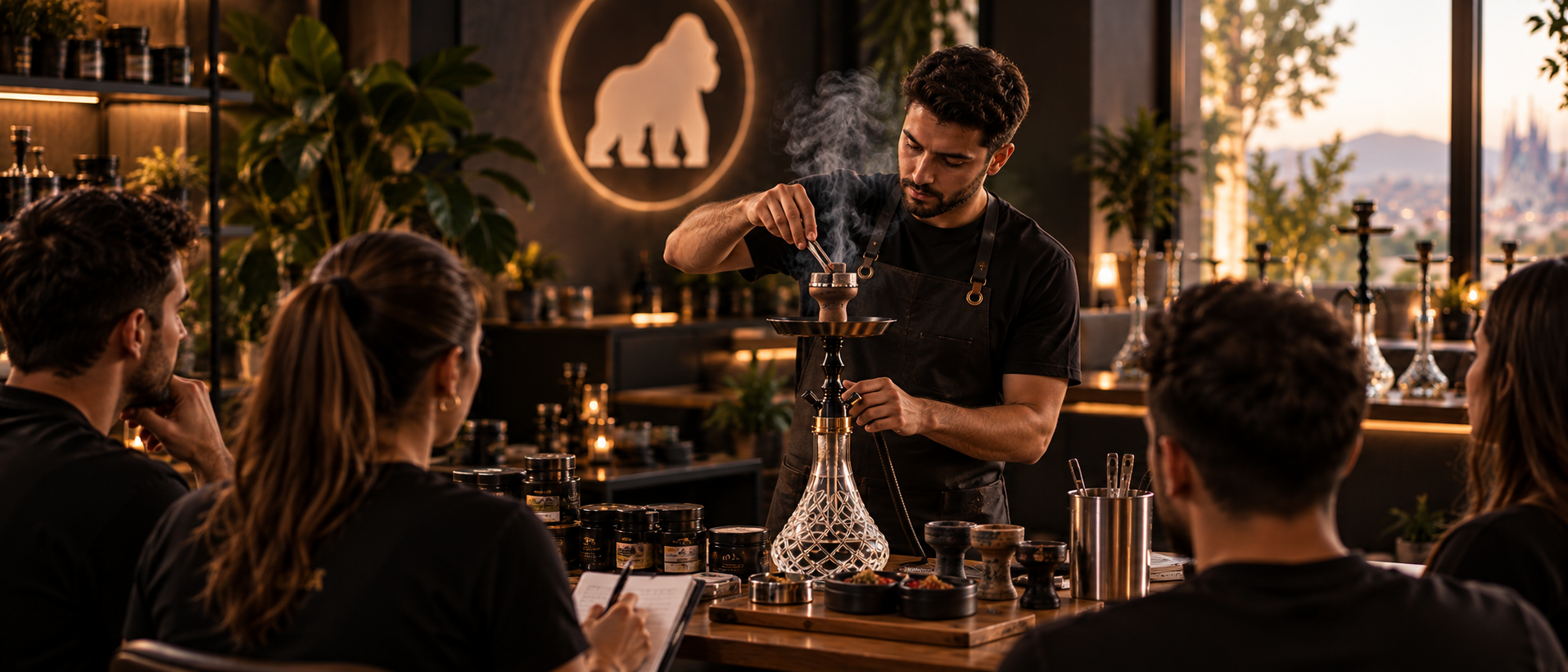 Cursos profesionales de shisha en Barcelona